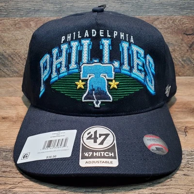 '47 Marca Philadelphia Phillies City Connect Enganche Campana de la Libertad Snapback Sombrero NUEVO Foto 1 de 4