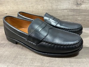 Mocassini Allen Edmonds Cavanaugh scarpe in pelle nera da uomo taglia 11 D - Foto 1 di 14