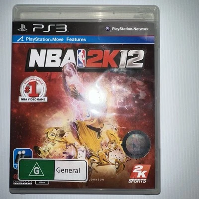 NBA 2K12 PS3 Game Playstation Basketball Sport 2011 Michael Jordan Magic Johnson - Image 1 of 4