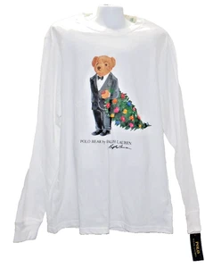 RALPH LAUREN POLO CHRISTMAS T-SHIRT LONG SLEEVE BOY'S XL 18-20 - Picture 1 of 10