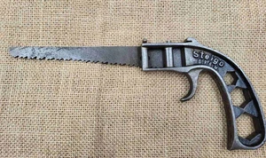 Sierra de metal vintage Steigo DRGM pistola de mano forma Alemania años 40 - Imagen 1 de 9