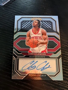 Chris Clemons 2020-21 Panini Prizm Penmanship #PE-CCL NBA Card Houston Rockets - Bild 1 von 1