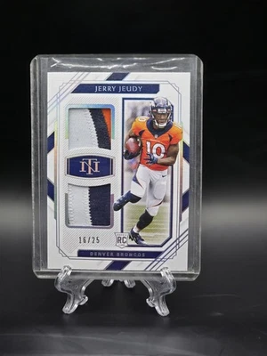 2020 Panini National Treasures Rookie Jersey Patch Jerry Jeudy #d 16/25 RC - Image 1 of 2