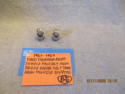 Juego de perillas de radio Ford Thunderbird Fomoco 1961-1963 de nuevo México envío gratuito Foto 1 de 4