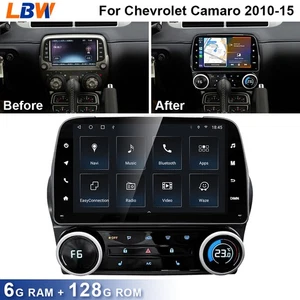 Radio de coche Android reproductor GPS estéreo 6 GB+128 GB 8"" para Chevrolet Camaro 2010-2015 - Imagen 1 de 12