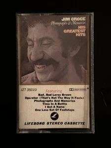 Jim Croce - Photographs & Memories: His Greatest Hits Cass, Comp Lifesong, Lifes - Picture 1 of 4