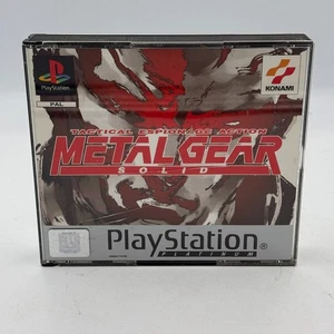 PlayStation One Metal Gear Solid Game Konami Used Working Condition PS1 Manual - Picture 1 of 8