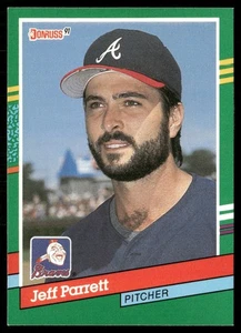 1991 DONRUSS JEFF PARRETT ATLANTA BRAVES #660 - Picture 1 of 2