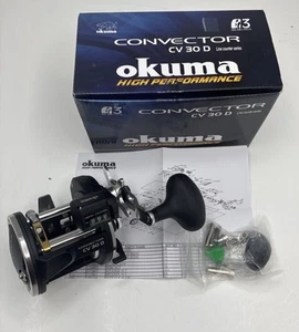 Okuma CV-30D Convector Line Counter Reel, 2BB + 1RB, 4.0:1 Ratio, Alum Spool - Picture 1 of 9