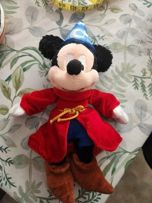 Disney Plush Fantasia Sorcerer Mickey 15"  No Tag - Image 1 of 4