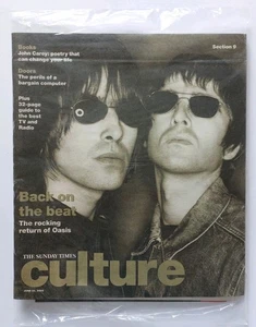 OASIS - Culture The Sunday Times Magazine + 6 Track CD (JUNE 2002) SEALED - Picture 1 of 3