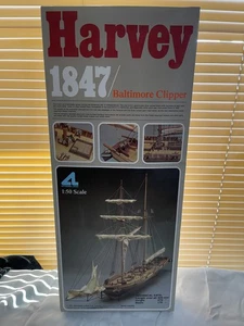 Artesania Latina Harvey 1847 Baltimore Clipper Holz Modellbausatz 1:50 Open Box - Bild 1 von 24