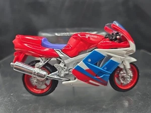 Maisto Yamaha Racer Race Bike Motorcycle Crotch Rocket MaistoRed White Blue - Picture 1 of 12
