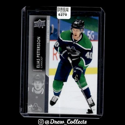 2021-22 Upper Deck #179 Elias Pettersson Canucks French Variation - Image 1 of 2