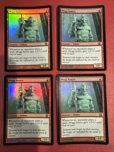 Mogg Sentry X4 FOIL Mtg 8a Edizione Core Giocato - Foto 1 di 2
