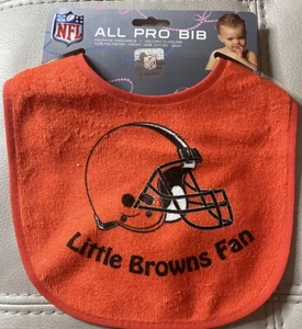 Brand New Cleveland Browns NFL All Pro Bib “Little Browns Fan” - Picture 1 of 1