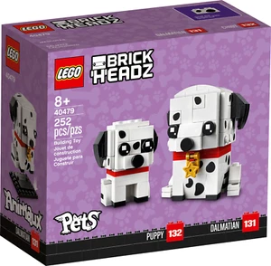 LEGO BRICKHEADZ 40479 Dalmatian 131 and Puppy 132 New Factory Sealed - Picture 1 of 3