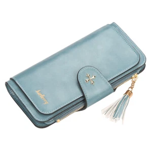 Womens Fashion Wallet Purse Long Handbag Leather Zip Hasp Clutch Wallet Handbag - Picture 1 of 6