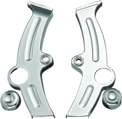 Kuryakyn Boomerang Frame Covers For 00-07 Softail Chrome 7851 - Image 1 of 2