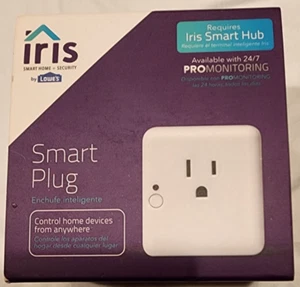 Iris Smart Plug 3210-L Zigbee Z-Wave+ usato in scatola SmartThings Hubitat - Foto 1 di 9