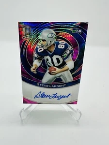 2023 Panini Spectra Steve Largent Auto Neon Pink /15 #SIG-SLA - Picture 1 of 2