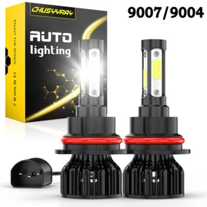 2x 9004/9007 LED Headlights Bulbs Light Hi-Low Beam 6000K Bright Replace Halogen - Picture 1 of 12