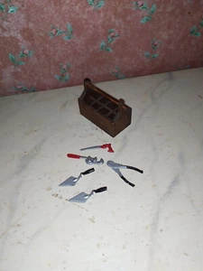 Nostalgie-Werkzeug-Garten-Werkstatt-Keller-Kaufladen-Puppenstube-Puppenhaus - Bild 1 von 2