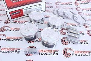 Manley Piston Set STD Stroke 99.5mm STD Bore 8.5:1 for 04+ Subaru WRX STi EJ257 - Foto 1 di 3