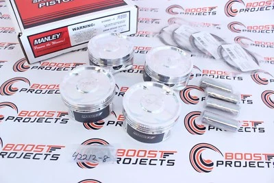 Manley Piston Set STD Stroke 99.5mm STD Bore 8.5:1 for 04+ Subaru WRX STi EJ257 - Image 1 of 3