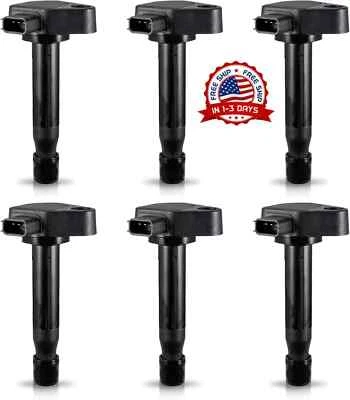 Paquete de 6 bobinas de encendido para Acura Honda 2001- 2008 Accord 2009 2010 - Image 1 of 4