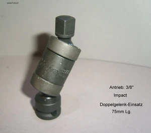 "Inserto de doble articulación esférica Coken Impact 13772-P 3/8" - Imagen 1 de 1
