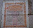 Rare 1898 Chinese Government £50 Gold Loan bond signed by Hongkong Shanghai Bank