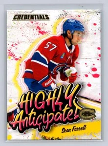 2024 Upper Deck Credentials #HA-34 Sean Farrell -Highly Anticipated-Canadiens - Picture 1 of 2