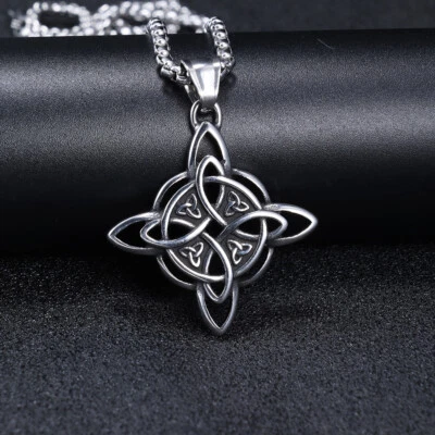 Viking Rhombus Stainless Steel Pendant for Men Vintage Necklace Pendant for Men - Image 1 of 4