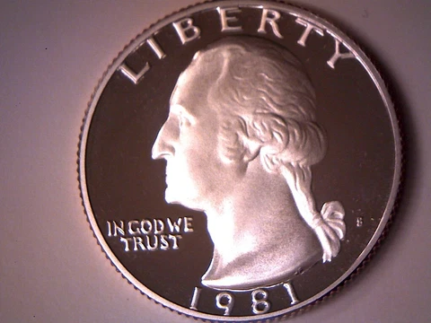 1981 S **PROOF** WASHINGTON QUARTER **FREE SHIPPING** Cover