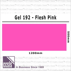Clear Color 192 Filter Sheet - Flesh Pink - Bild 1 von 2