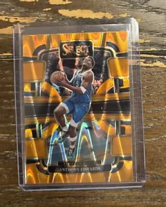2023-24 Panini Select Anthony Edwards Orange Flash Prizm #37 Timberwolves - Picture 1 of 2