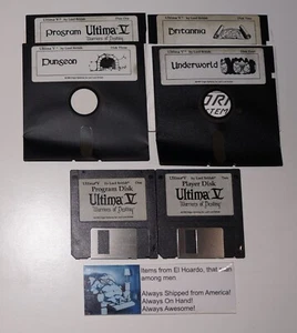 Origin Ultima V 5 Warriors of Destiny IBM PC Game Untested READ DESCRIPTION - Picture 1 of 5