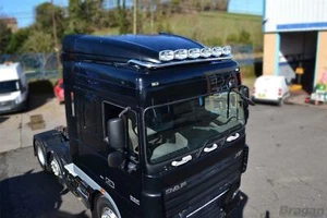 Roof Bar + LEDs + Jumbo Spots + Clear Beacon For DAF XF 95 Space Cab Truck Steel - Picture 1 of 12