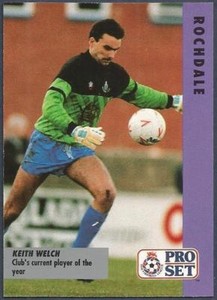 PRO SET 1991- #087-ROCHDALE-KEITH WELCH