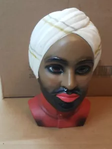 Men's Head Bust Lego of Japan Ceramic Arabic Rare Vintage - Picture 1 of 12