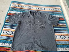 Harley Davidson Men's Short Sleeve Button Down Shirt Size 2XL 