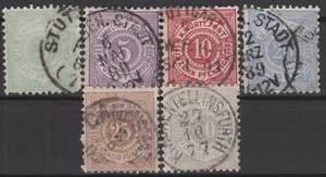 == AD Württemberg Mi. 44-49, Kat. 99€ == - Picture 1 of 1