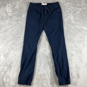 Levi's Youth Twill Knit Jogger Navy Blue Large Jeans Free Shipping 28 x 28 EUC - Picture 1 of 9