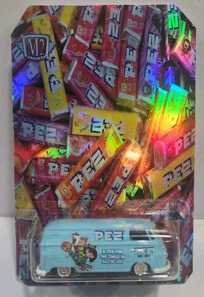 M2 Machines Pez 1960 VW Delivery Van 1:64 Diecast  Assembled & resealed custom - Image 1 of 4