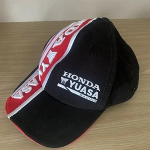 Honda YUASA Racing Black & Red Cap One Size - Picture 1 of 8