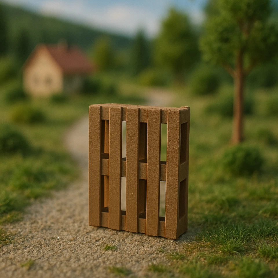 STRIKEFORGE 6 Europaletten für LGB Spur G 1:22,5 Modelleisenbahnen Ladung Ladegut Palette