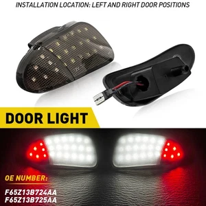 2X Luz LED de cortesía de puerta interior para Ford F150 97-99 Ford F-250 Duty 97-03 EC - Imagen 1 de 21