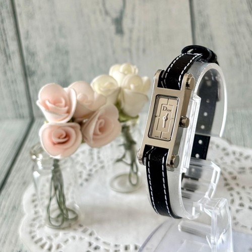 Orologio da polso donna Christian Dior D104 100 argento dal Giappone 84561K Authen