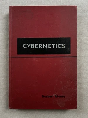 Cybernetics: Control & Communication in the Animal & Machine Norbert Wiener Vtg - Image 1 of 4